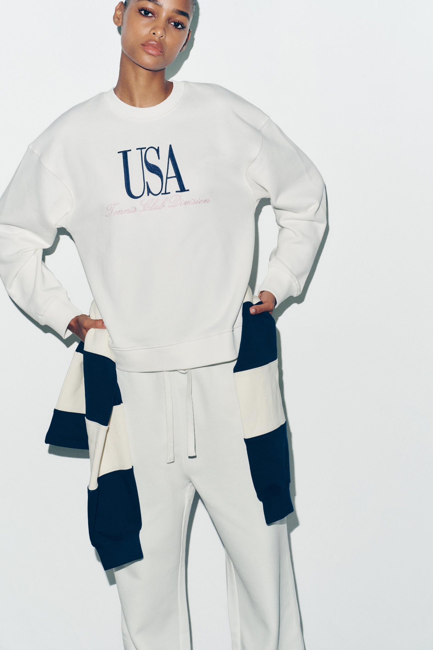 Sweatshirt aus Baumwolle mit Aufdruck