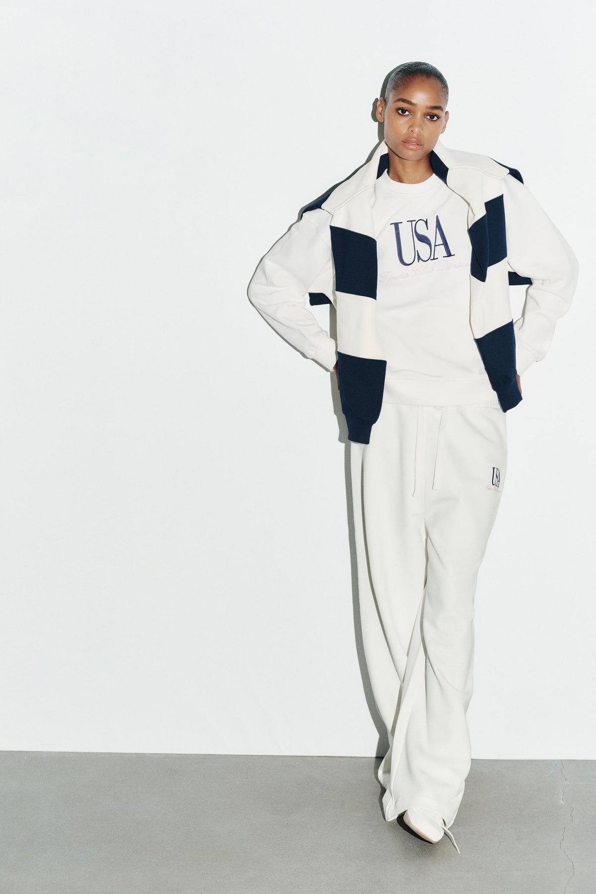 Sweatshirt aus Baumwolle mit Aufdruck