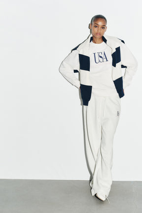 Sweatshirt aus Baumwolle mit Aufdruck