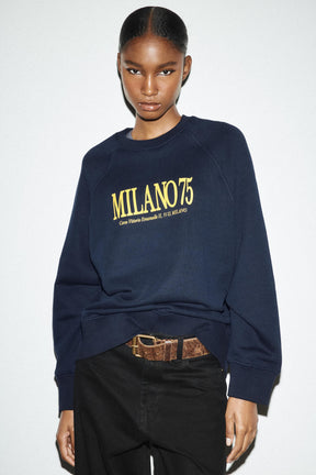 Sweatshirt mit Slogan