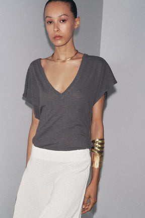 Hemd aus Baumwoll-Leinen-Mischgewebe