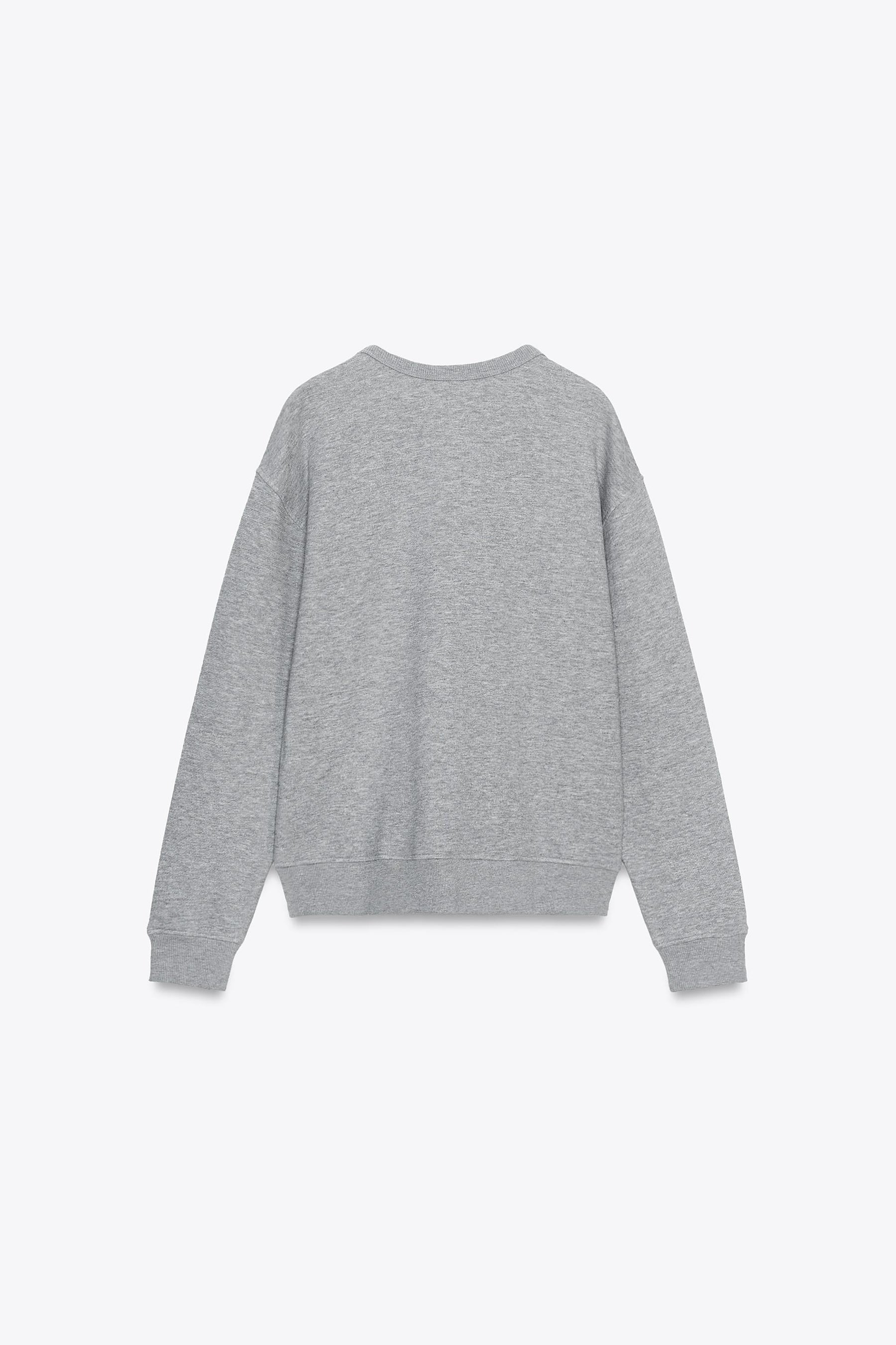 Rippstrick-Sweatshirt