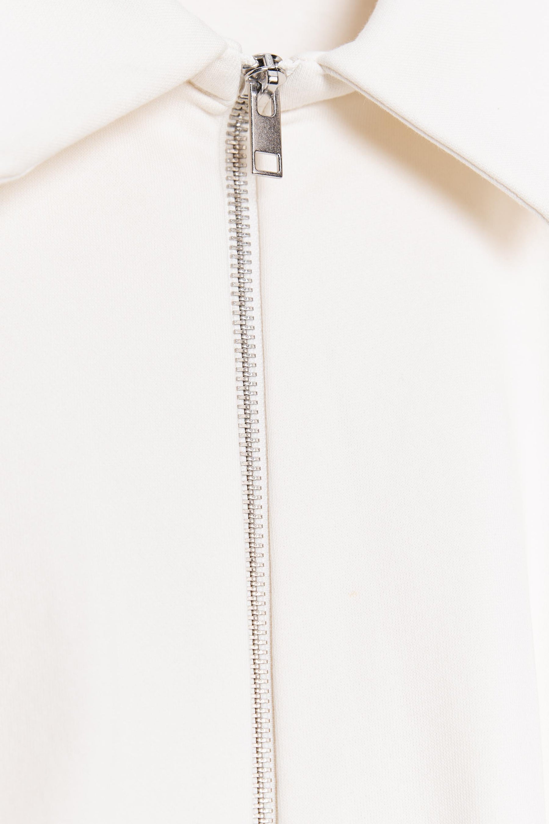 PLEATED FLEECE BOMBER JACKET - Image 5