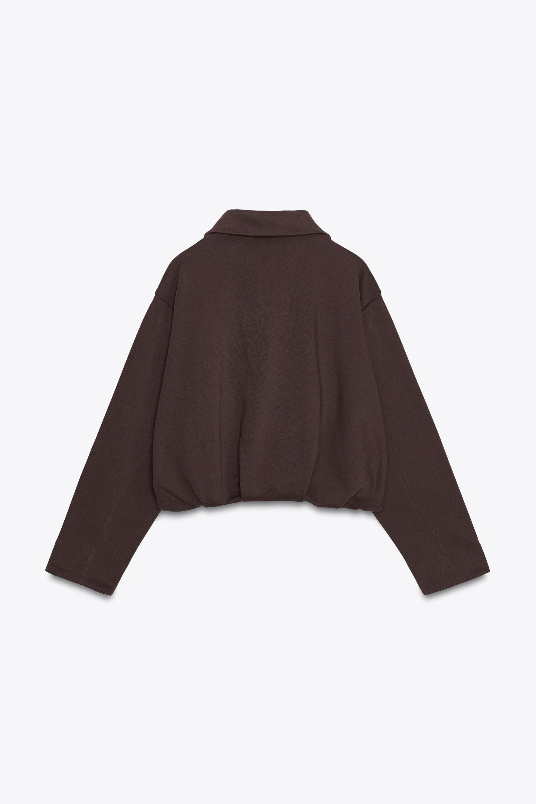 Plissierter Fleece-Bomber