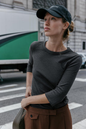 Rustikales Baumwoll-T-Shirt