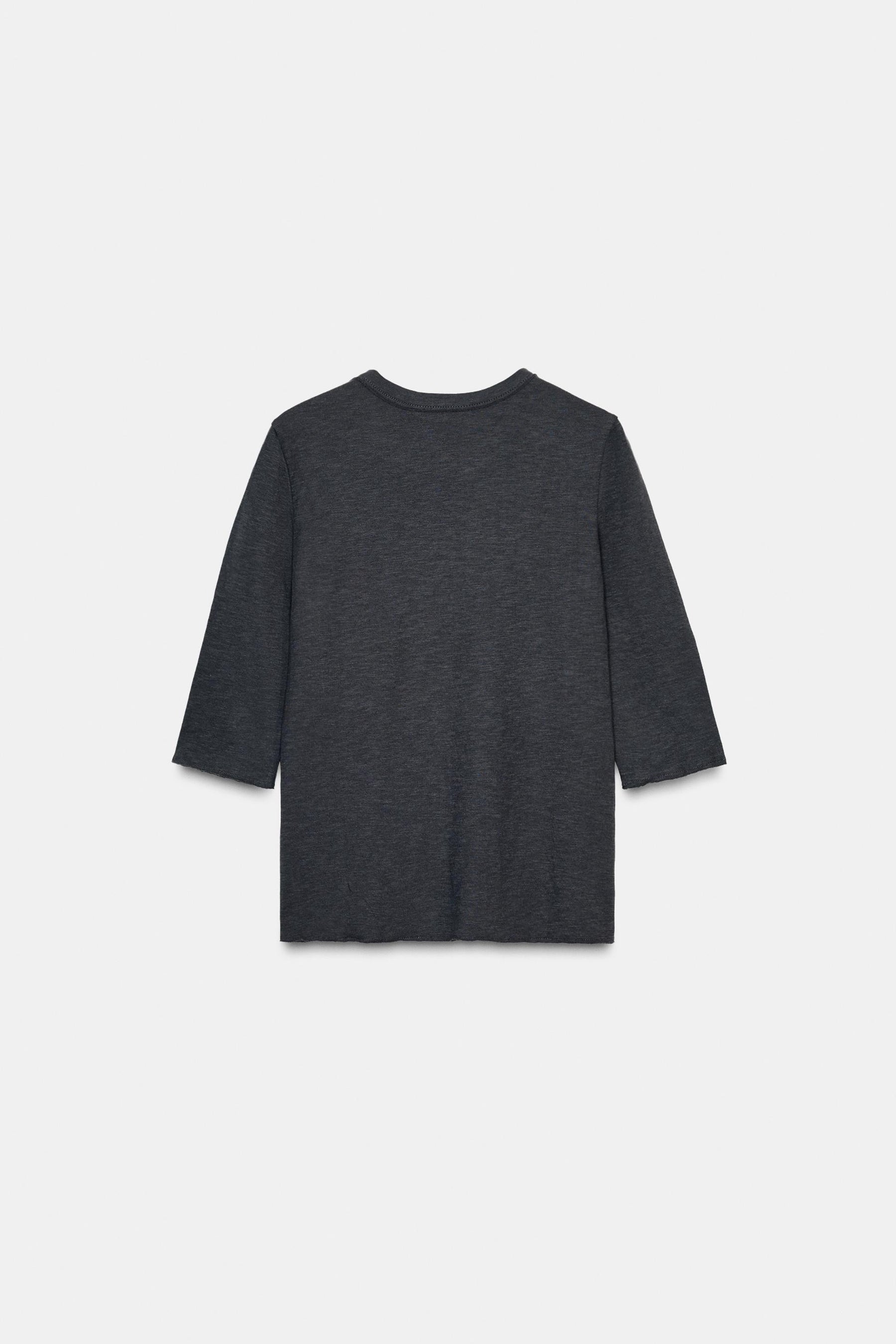 Rustikales Baumwoll-T-Shirt