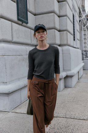 Rustikales Baumwoll-T-Shirt