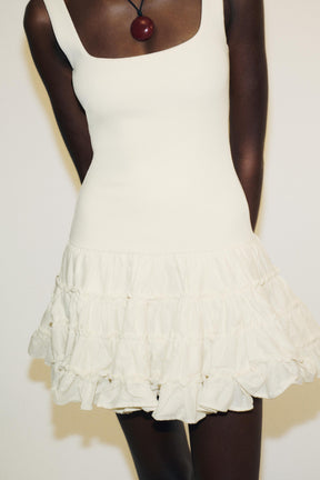 VOLUMENDES KOMBINATIONSKLEID