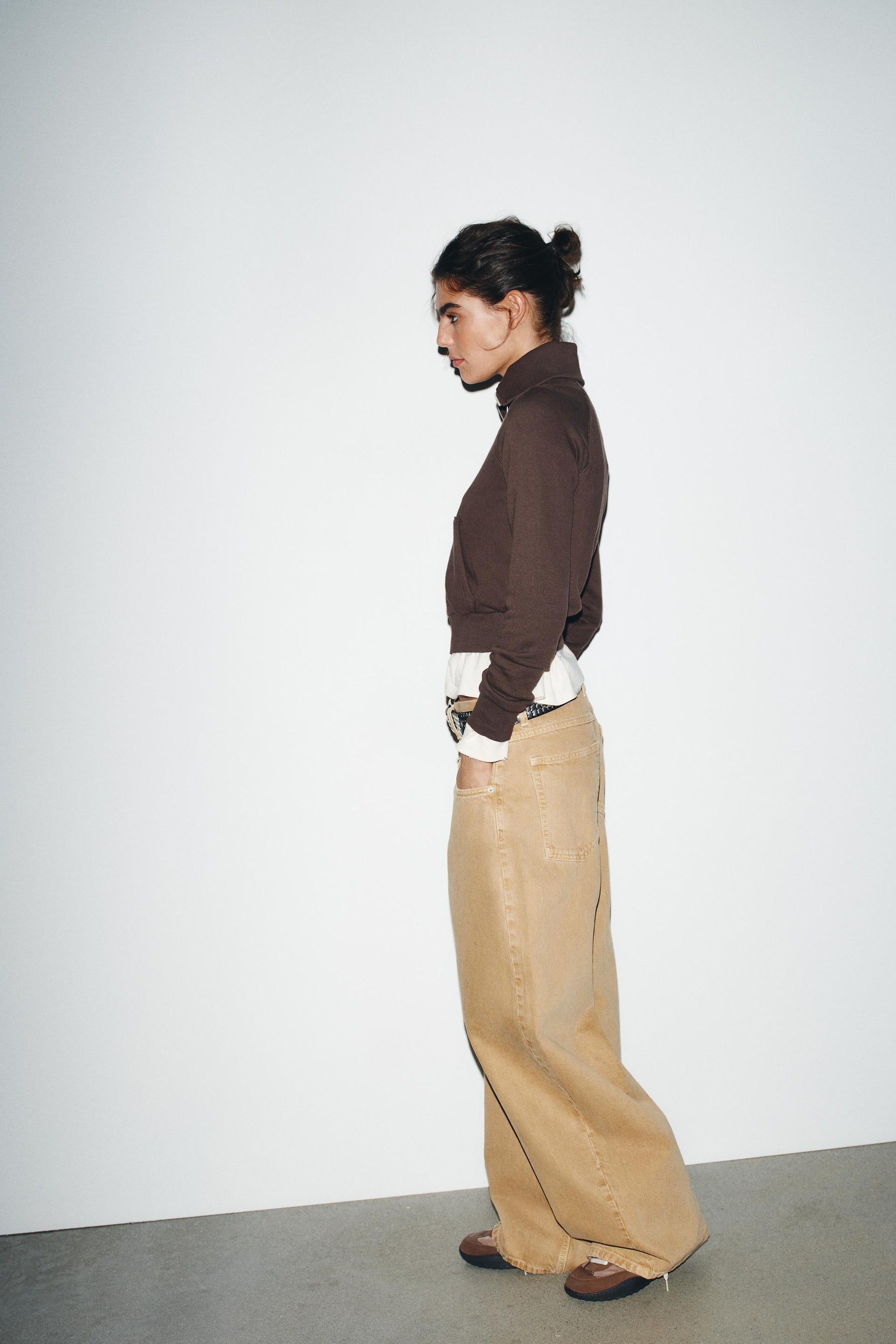 Plüschjacke mit Reißverschluss