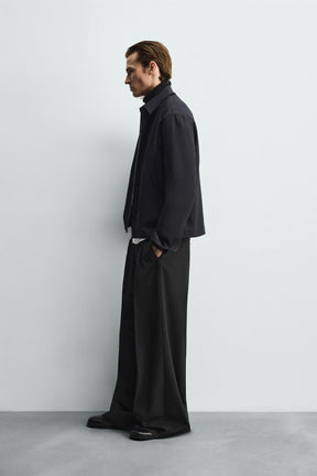 WIDE-LEG PLEATED TROUSERS - Image 4
