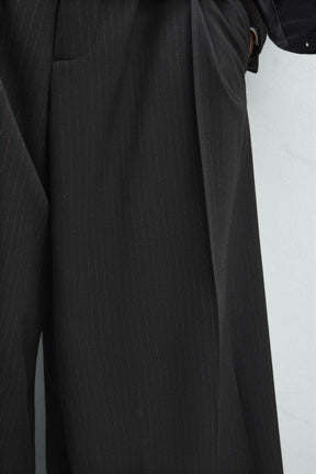 WIDE-LEG PLEATED TROUSERS - Image 5