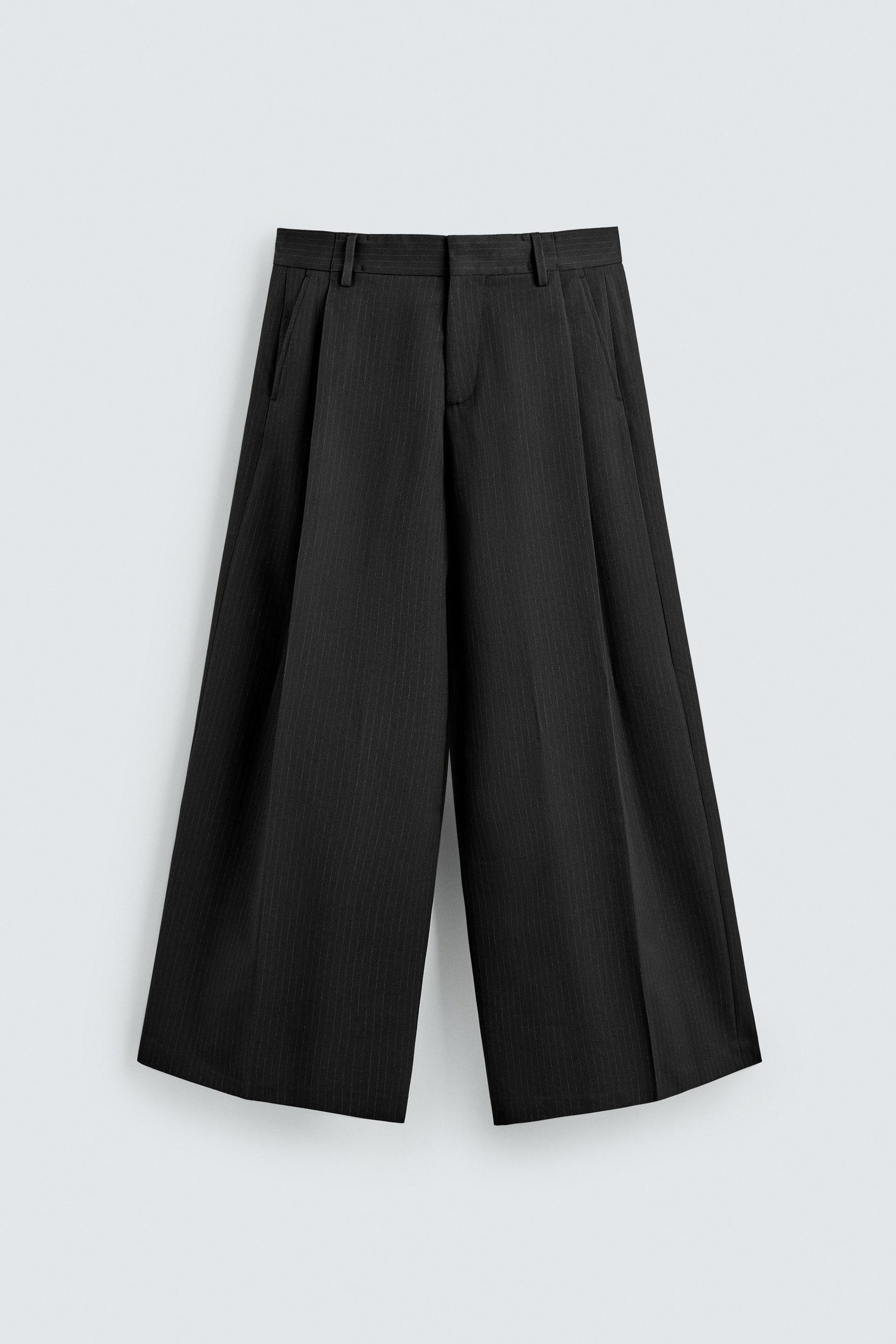 WIDE-LEG PLEATED TROUSERS - Image 7