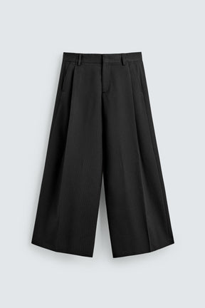 WIDE-LEG PLEATED TROUSERS - Image 7