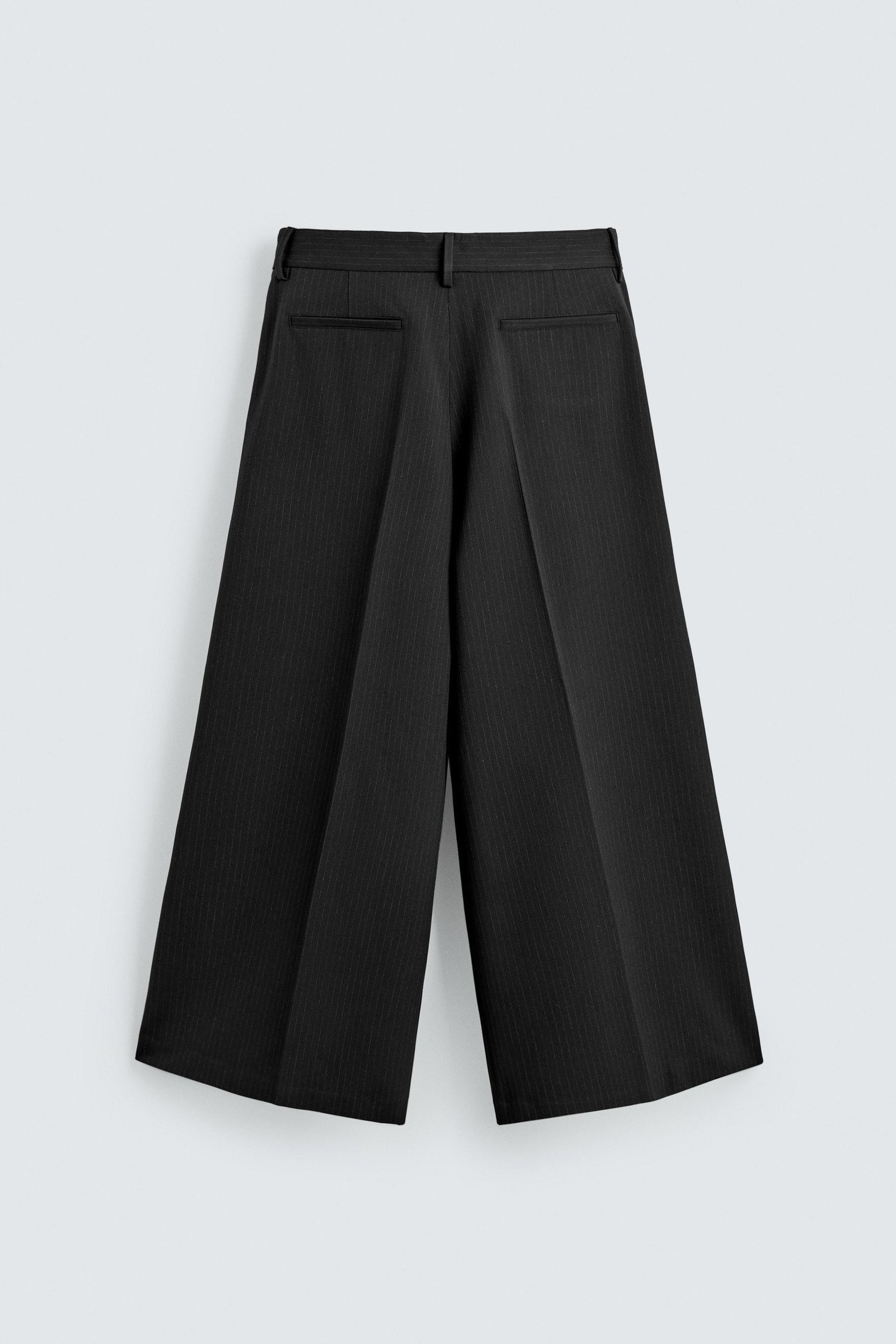 WIDE-LEG PLEATED TROUSERS - Image 8