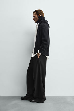 WIDE-LEG PLEATED TROUSERS - Image 4