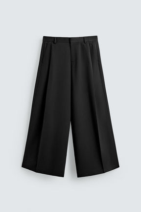 WIDE-LEG PLEATED TROUSERS - Image 7