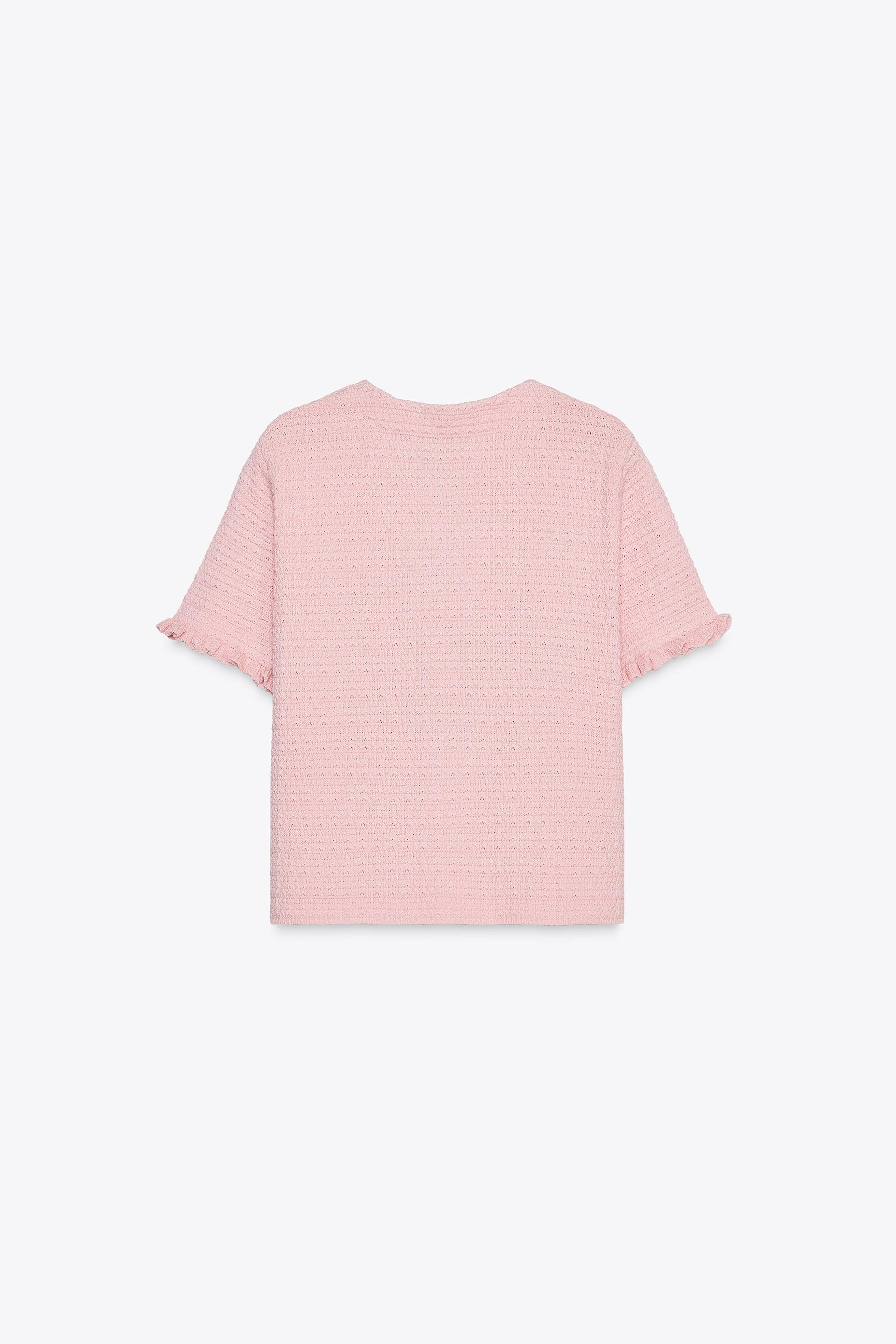 RUFFLED KNIT CARDIGAN - Image 7