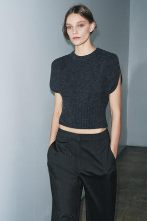 100% WOOL SLEEVELESS WAISTCOAT - Image 3