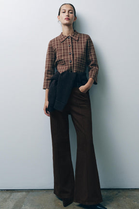 CHECK CARDIGAN - Image 1