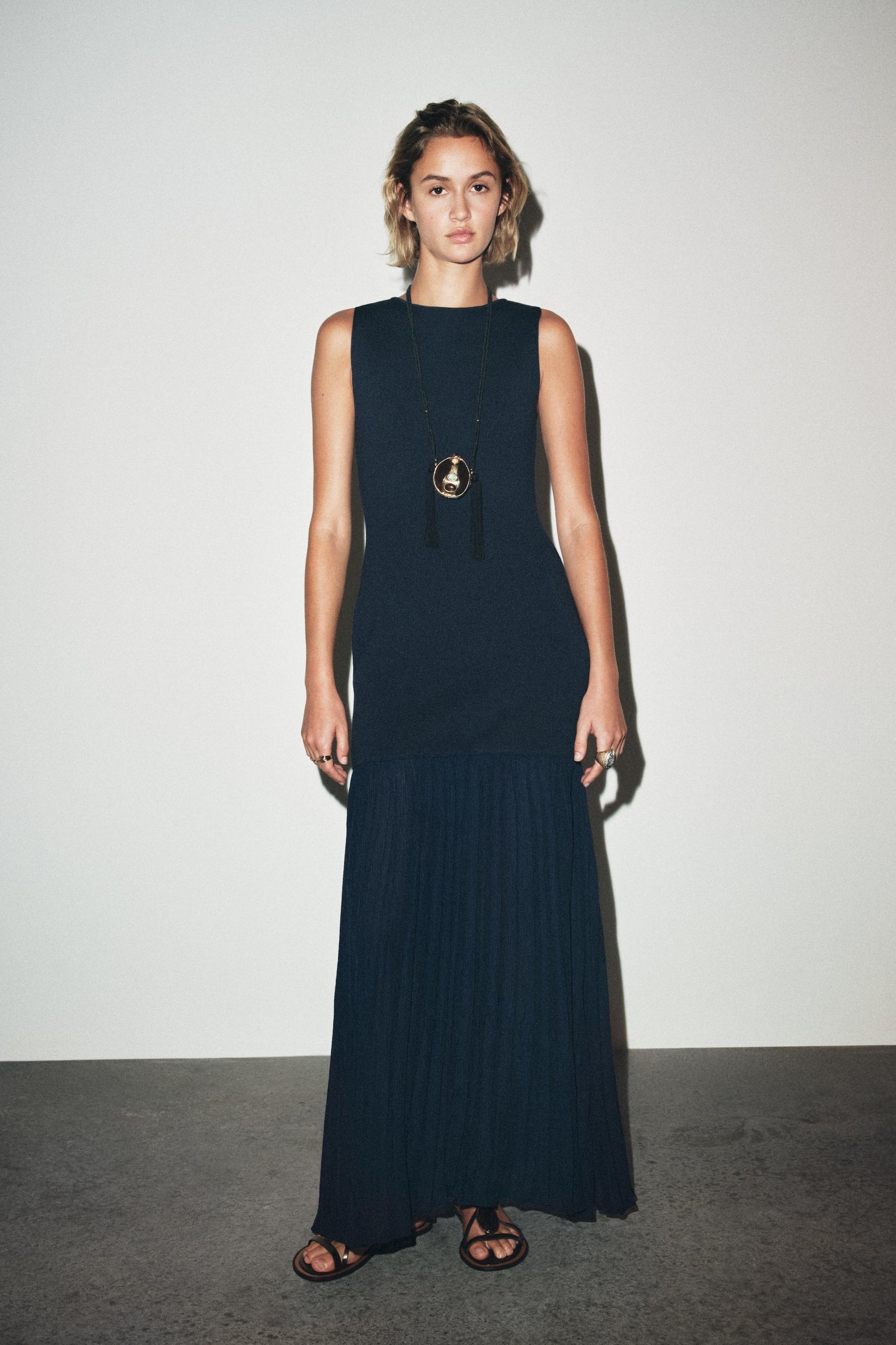 MATCHING KNIT DRESS - Image 1