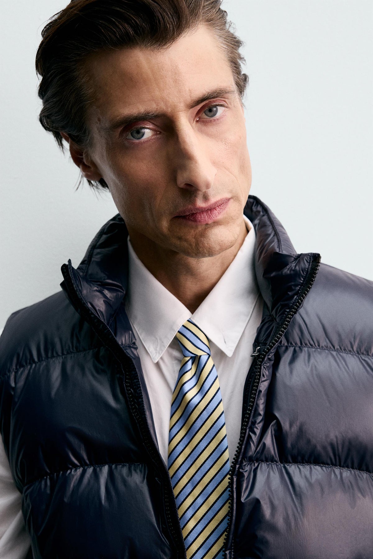 100% SILK STRIPED TIE - Image 2