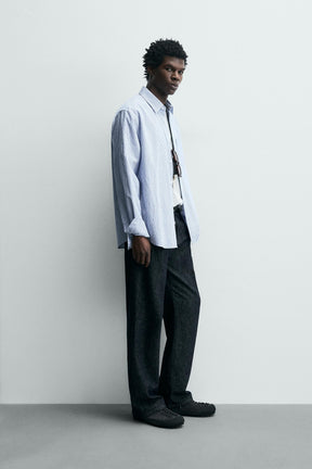 Striped Wrinkle Shirt