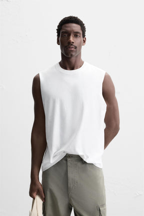 COTTON TANK T-SHIRT - Image 2