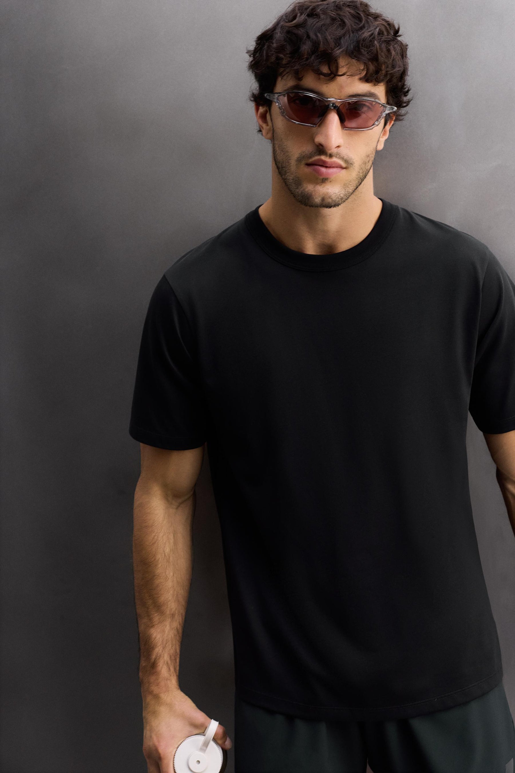 COTTON BLEND TECHNICAL T-SHIRT - Image 5