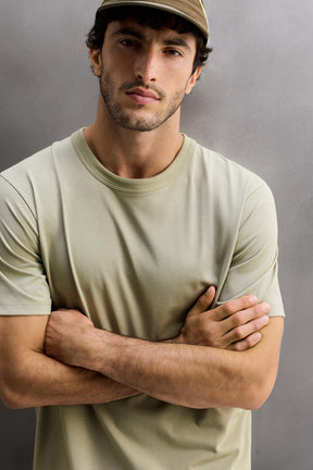 COTTON BLEND TECHNICAL T-SHIRT - Image 5