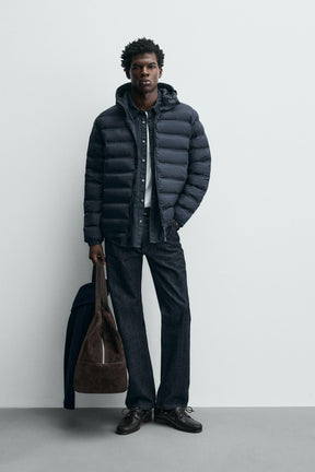 WATER-REPELLENT LIGHTWEIGHT PUFFER JACKET - Image 1