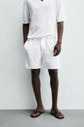 BERMUDA SHORTS LINEN BLEND - Image 2