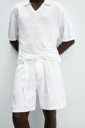 BERMUDA SHORTS LINEN BLEND - Image 5
