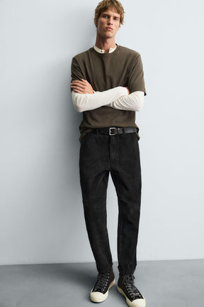 CARROT FIT CORDUROY TROUSERS - Image 5
