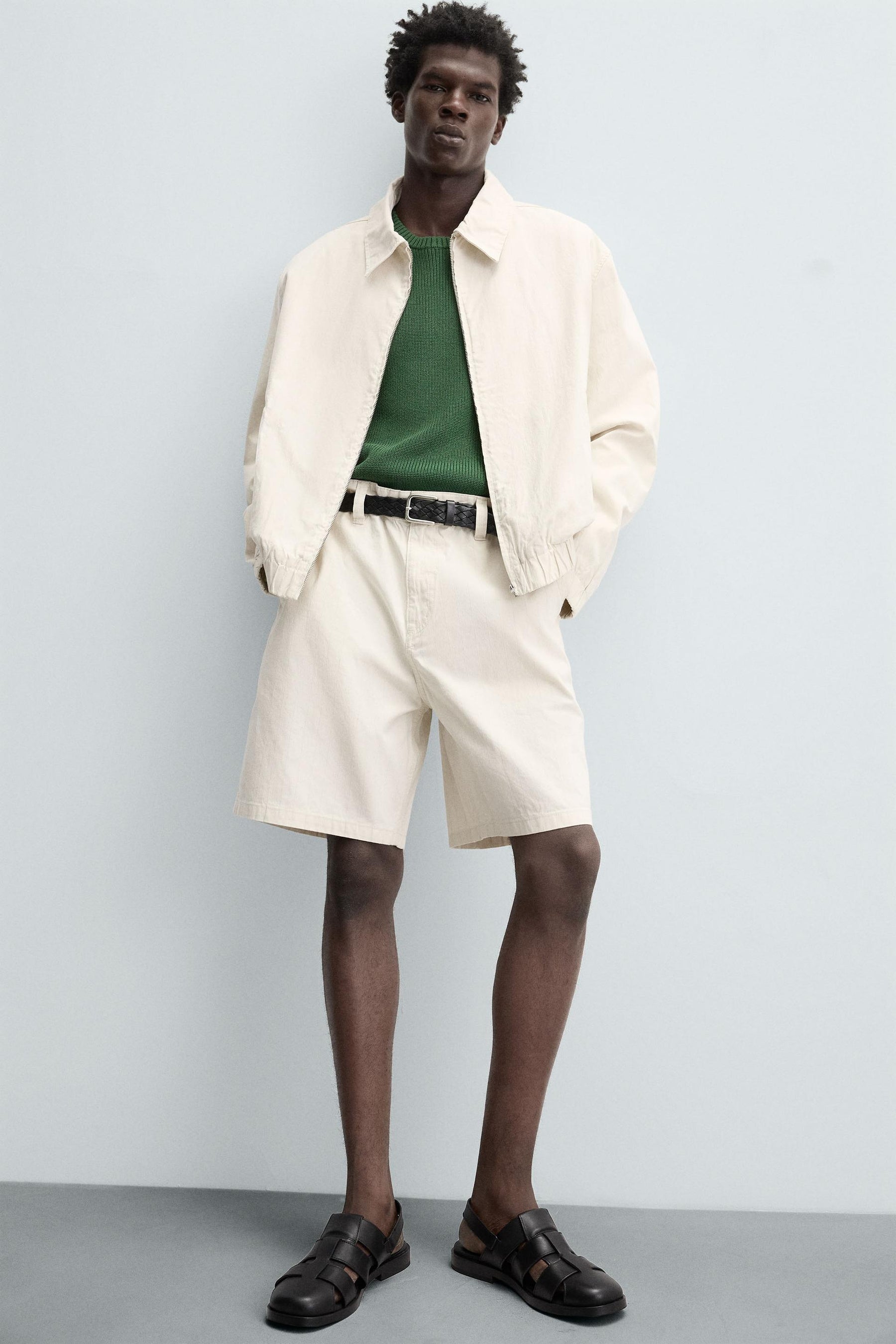 STRIPED TEXTURED JACKET - Image 6