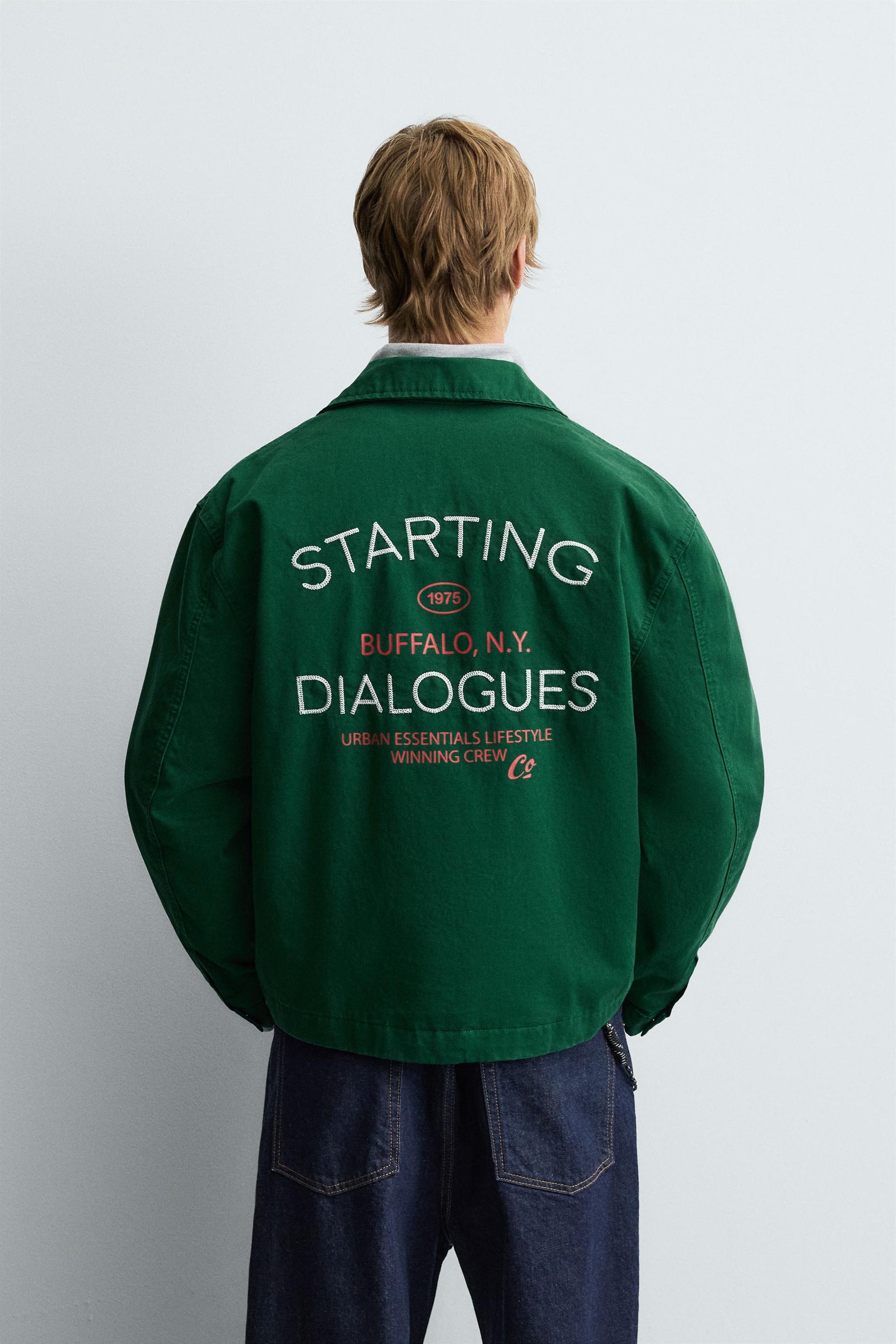 EMBROIDERED ZIP-UP JACKET - Image 3