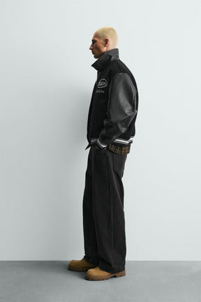 Embroidered Bomber Jacket