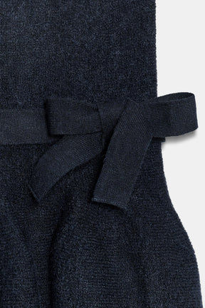 KNIT PEPLUM TOP WITH BOW - Image 4