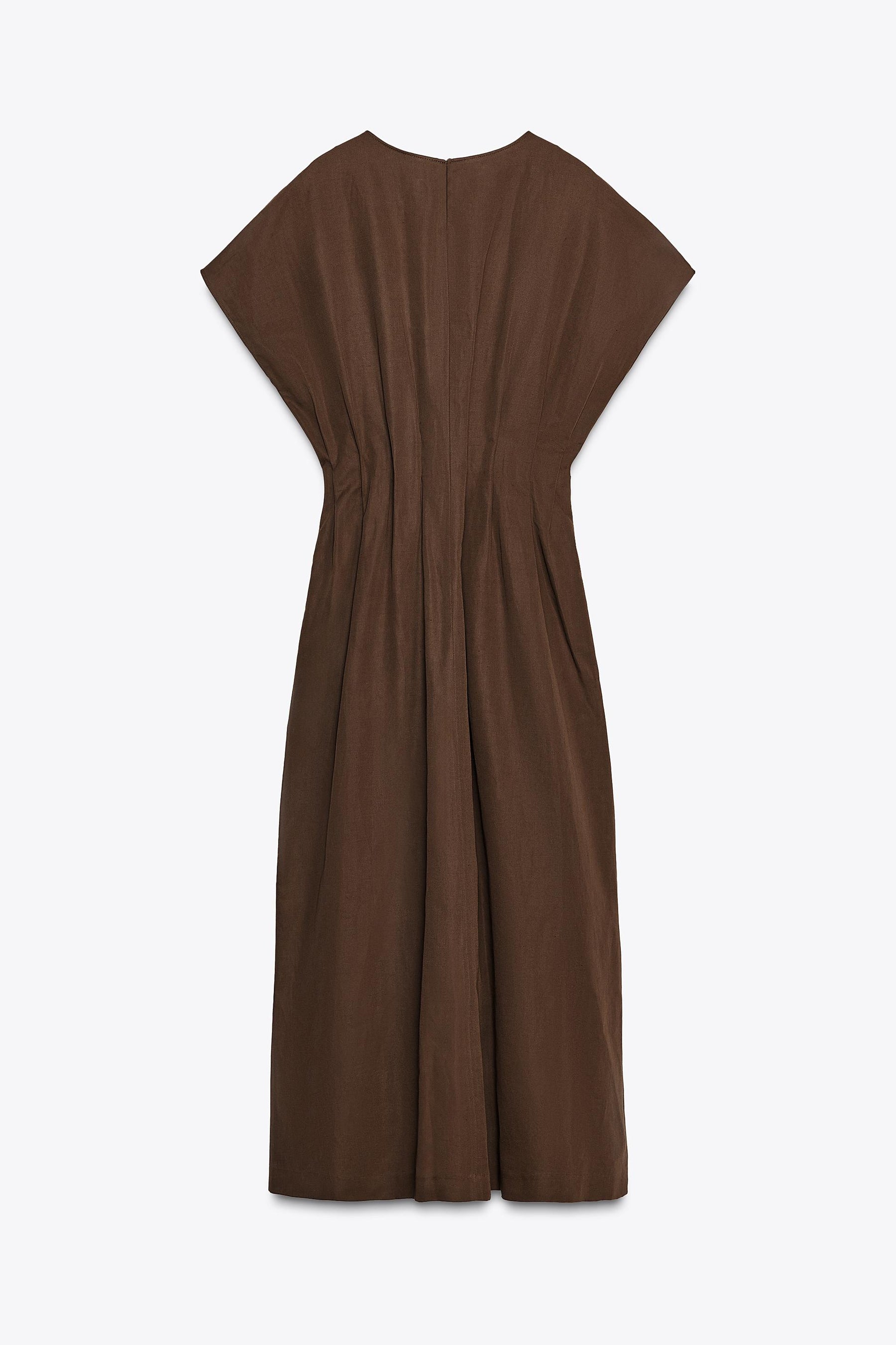 ZW COLLECTION PLEATED MIDI DRESS - Image 6