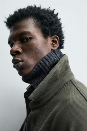 COMFORT TEXTURED OVERSHIRT - Image 6