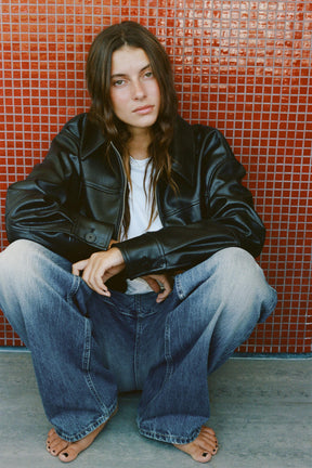 BOMBER MIT LEDEREFFEKT