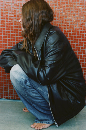 BOMBER MIT LEDEREFFEKT