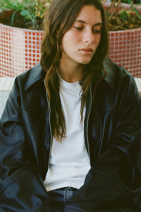 BOMBER MIT LEDEREFFEKT