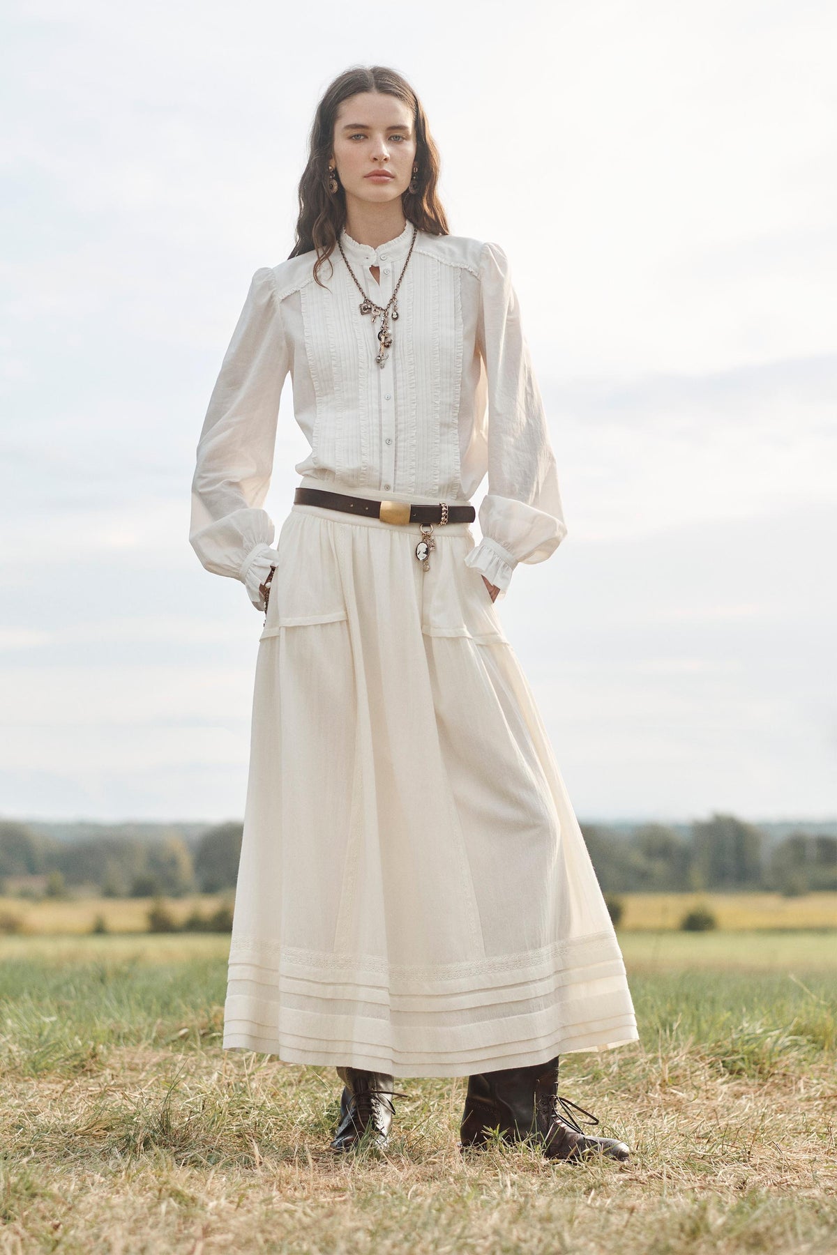 Plissiertes Hemd in limitierter Auflage