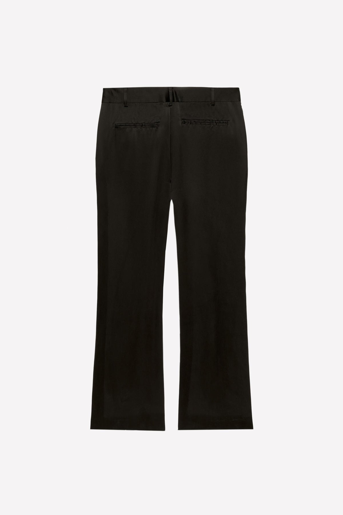 Flare Fit Viscose Silk Trousers - Image 2