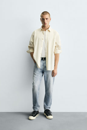 SLIM FIT CROPPED JEANS - Image 1
