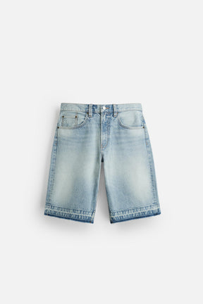 BAGGY FIT DENIM BERMUDA SHORTS - Image 7