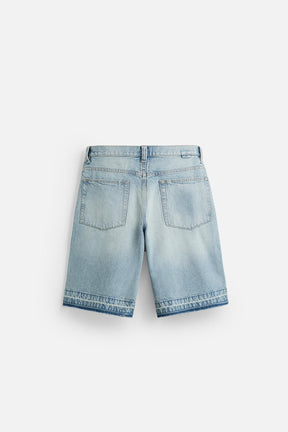 BAGGY FIT DENIM BERMUDA SHORTS - Image 8