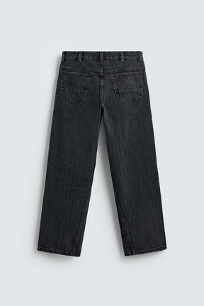 TEXTURED STRIPE JEANS - Image 8
