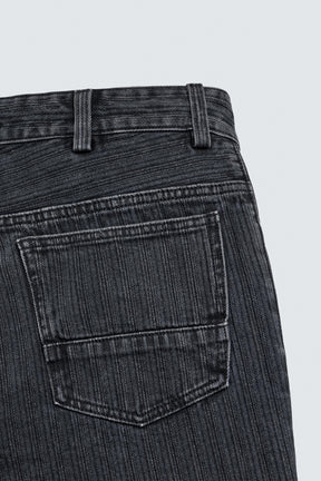 TEXTURED STRIPE JEANS - Image 10