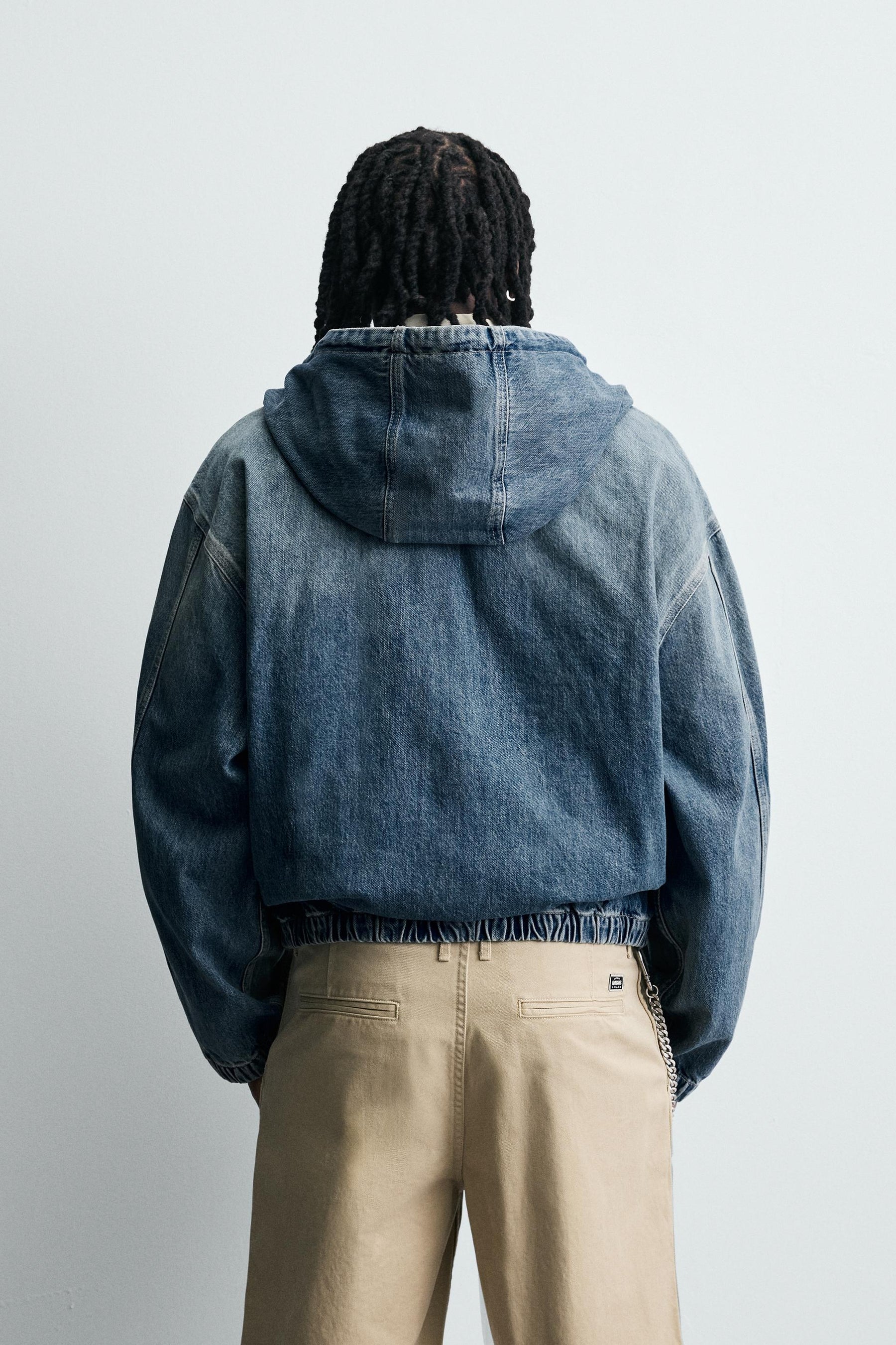 WASHED HOODED JACKET - Image 3